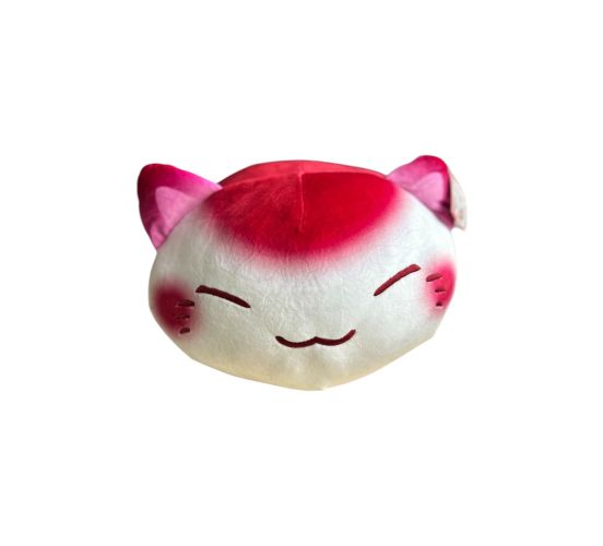 Nemu-Neko-rote-Backen-weissrot-gross-30cm-Pluesch-1