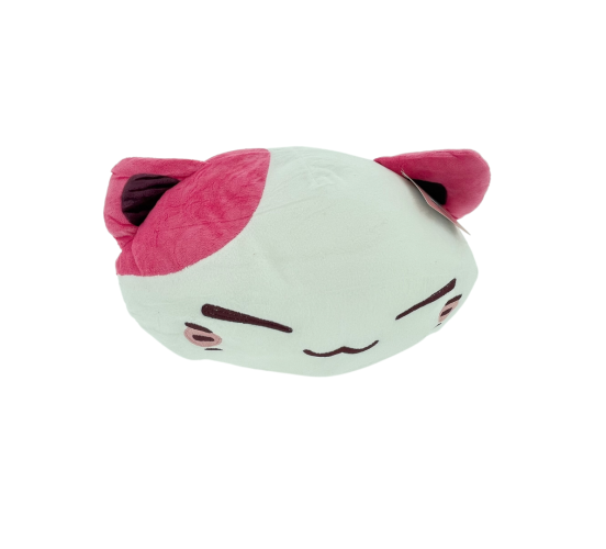 Nemu-Neko-weisse-Neko-mit-pinken-Ohren-20cm-Pluesch-1 Nemu-Neko-weisse-Neko-mit-pinken-Ohren-20cm-Pluesch-1