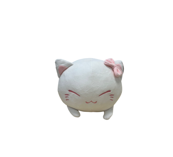 Nemu-Neko-weisse-Neko-mit-rosa-Schleife-in-den-Ohren-20cm-Pl Nemu-Neko-weisse-Neko-mit-rosa-Schleife-in-den-Ohren-20cm-Pl