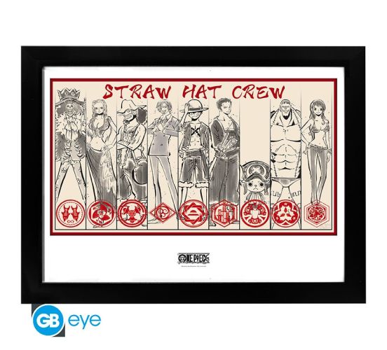 ONE-PIECE-Framed-print-Straw-Hat-Crew-30x40-1