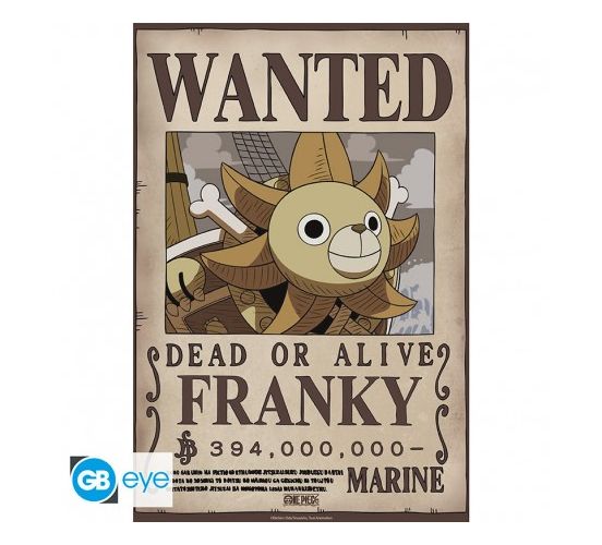 ONE-PIECE-Poster-Chibi-52x38-Wanted-Franky-Wano-1 ONE-PIECE-Poster-Chibi-52x38-Wanted-Franky-Wano-1