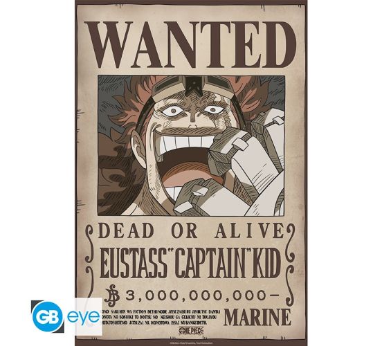 ONE-PIECE-Poster-Chibi-52x38-Wanted-Kid-Wano-1 ONE-PIECE-Poster-Chibi-52x38-Wanted-Kid-Wano-1
