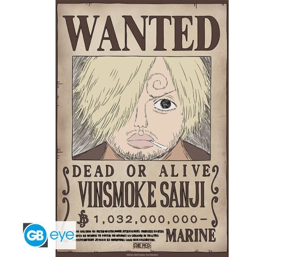 ONE-PIECE-Poster-Chibi-52x38-Wanted-Sanji-Wano-1 ONE-PIECE-Poster-Chibi-52x38-Wanted-Sanji-Wano-1