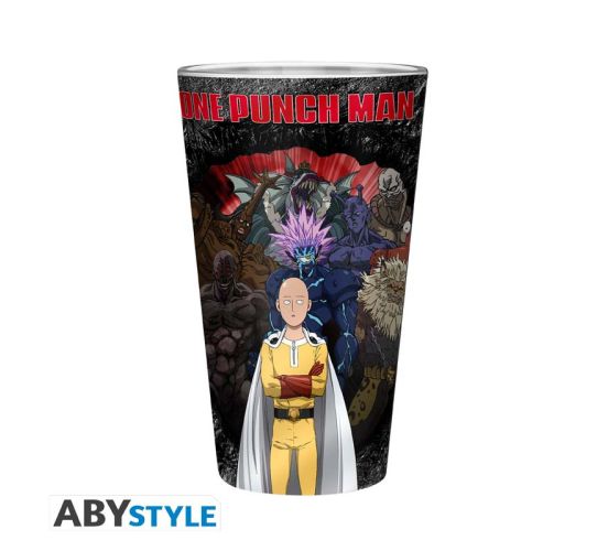 ONE-PUNCH-MAN-One-against-all-400ml-Glas-1 ONE-PUNCH-MAN-One-against-all-400ml-Glas-1
