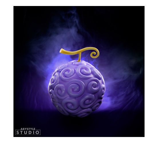 One-Piece-Gum-Gum-Frucht-Replika-13cm-Resin-Statue-1