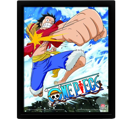 One-Piece-Gum-Gum-Pistol-26x20-3D-Rahmenbild-1 One-Piece-Gum-Gum-Pistol-26x20-3D-Rahmenbild-1