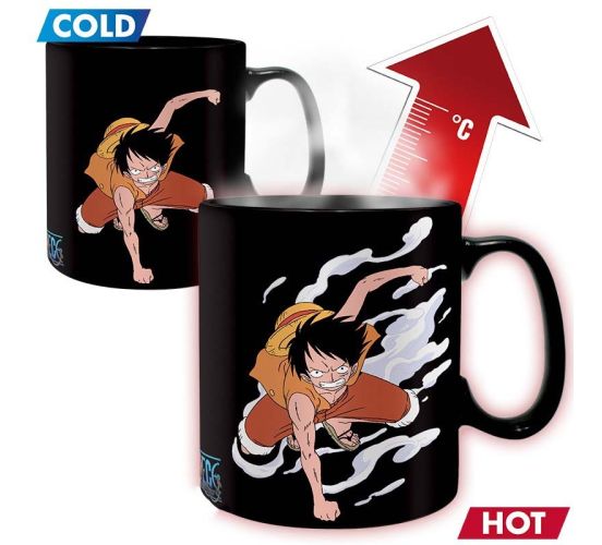 One-Piece-Luffy-Ace-460ml-Magische-Tasse-1