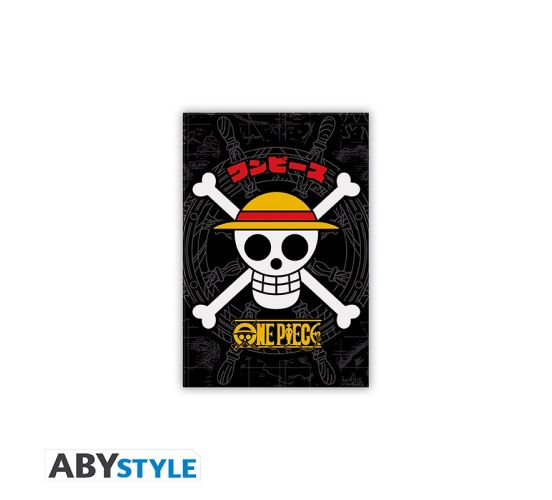 One-Piece-Strohhut-Wappen-55x8cm-Magnet-1