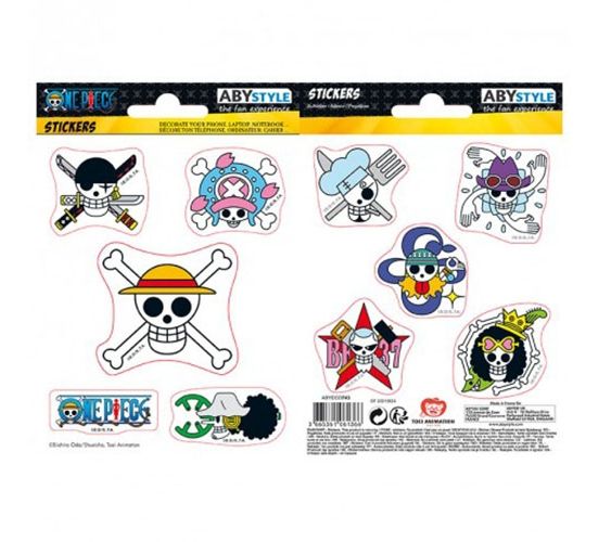 One-Piece-Strohhutbande-Emblem-16x11cm-Sticker-Set-1 One-Piece-Strohhutbande-Emblem-16x11cm-Sticker-Set-1