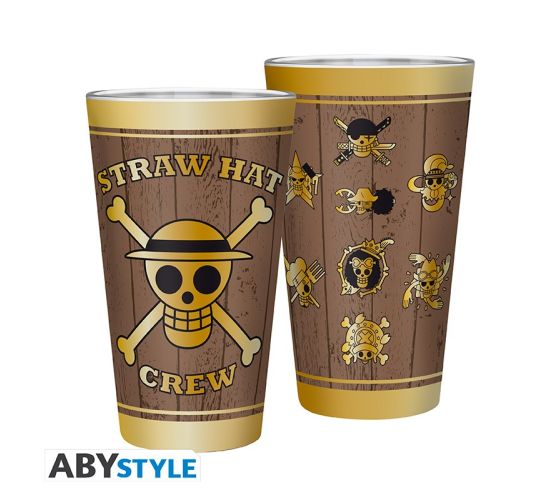 One-Piece-Totenkopf-400ml-Glas-1