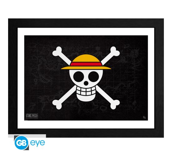 One-Piece-Totenkopf-gerahmtes-Bild-30x40-Kunstdruck-1 One-Piece-Totenkopf-gerahmtes-Bild-30x40-Kunstdruck-1