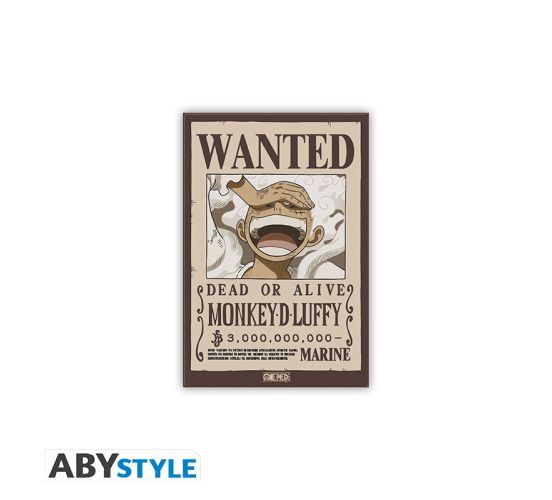 One-Piece-Wanted-Luffy-55x8cm-Magnet-1