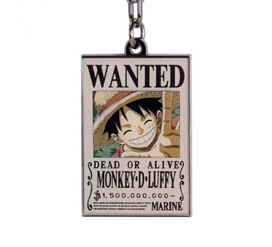 One-Piece-Wanted-Luffy-Schluesselanhaenger-1 One-Piece-Wanted-Luffy-Schluesselanhaenger-1
