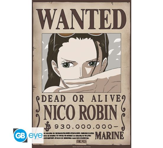 One-Piece-Wanted-Nico-Robin-Wano-52x38cm-Chibi-Poster-1