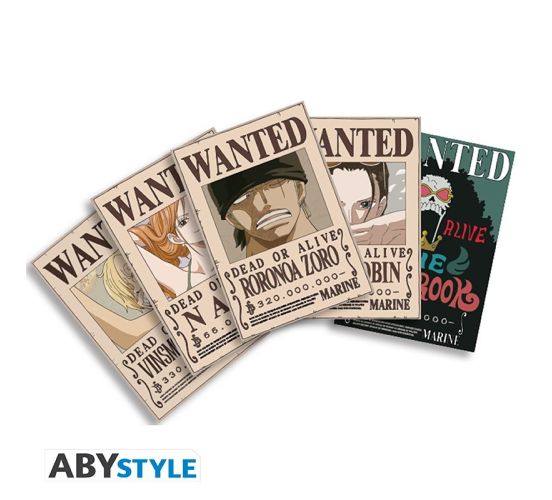 One-Piece-Wanted-Poster-Postkarten-Set-2-1