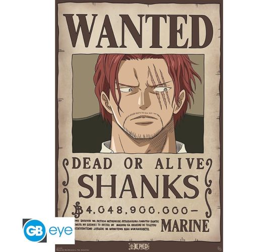 One-Piece-Wanted-Shanks-915x61cm-Poster-1 One-Piece-Wanted-Shanks-915x61cm-Poster-1