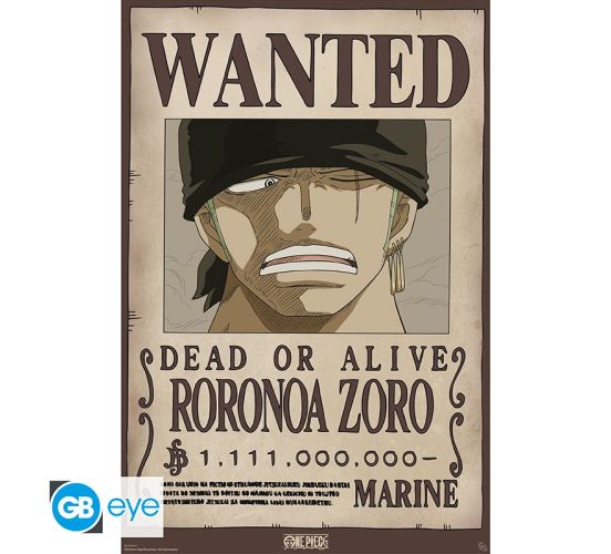 One-Piece-Wanted-Zoro-Wano-9150x61cm-Maxi-Poster-1 One-Piece-Wanted-Zoro-Wano-9150x61cm-Maxi-Poster-1
