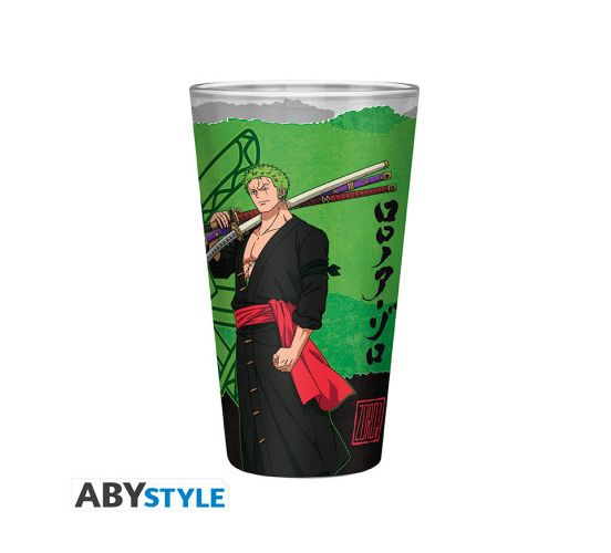One-Piece-Zoro-400ml-Glas-1