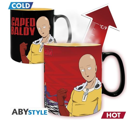 One-Punch-Man-Saitama-Garou-460ml-Magische-Tasse-1