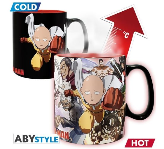 One-Punch-Man-Saitama-Genos-Magic-Mug-460ml-Tasse-1