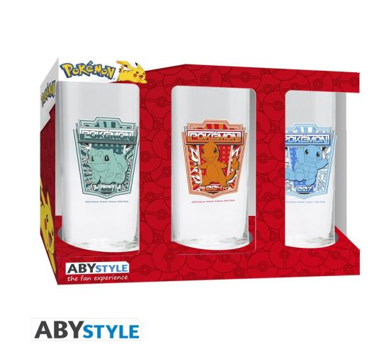 Pokemon-3-Starter-Pokemon-Glas-Set-1 Pokemon-3-Starter-Pokemon-Glas-Set-1