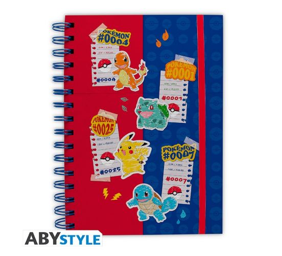 Pokemon-Blau-Rot-Partners-A5-Notizbuch-1 Pokemon-Blau-Rot-Partners-A5-Notizbuch-1