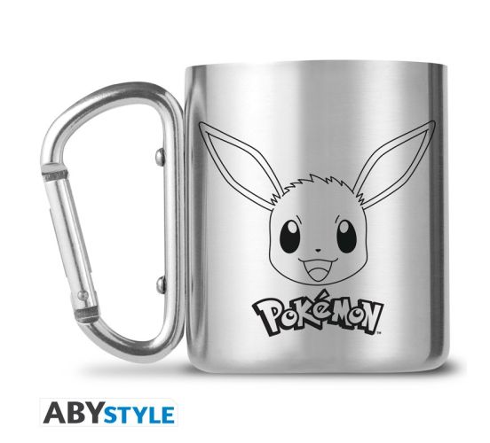 Pokemon-Evoli-235ml-Karabinerbecher-1