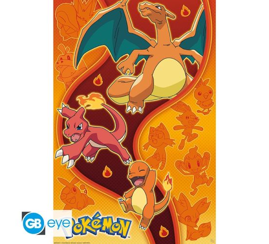 Pokemon-Feuer-Typ-915x61cm-Maxi-Poster-1 Pokemon-Feuer-Typ-915x61cm-Maxi-Poster-1