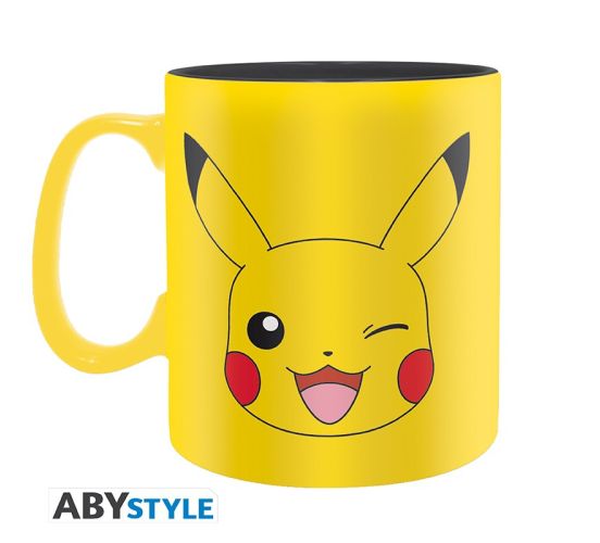 Pokemon-Pikachu-Face-460ml-Tasse-1