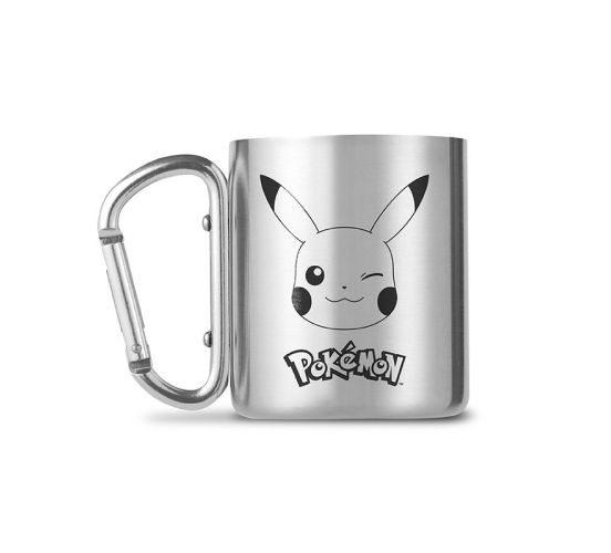 Pokemon-Pikachu-Karabiner-Tasse-Stahl-235ml-Tasse-1