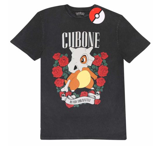 Pokemon-Tragosso-schwarz-T-Shirt-1