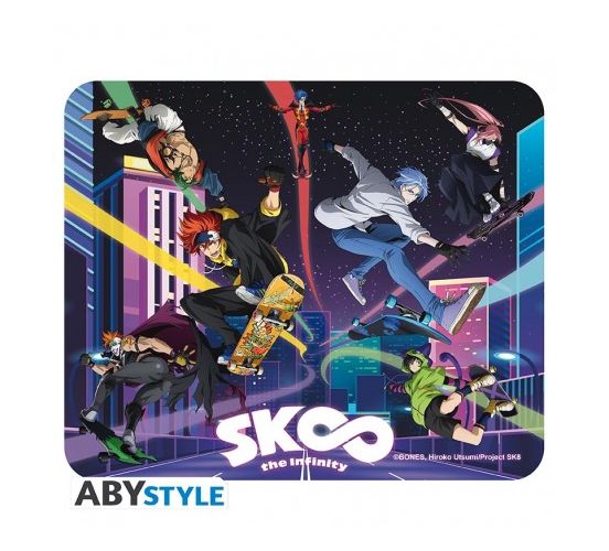 SK8-the-Infinity-Gruppe-Stadt-Skating-Flexibles-Mauspad-1
