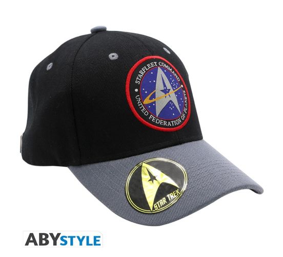 Star-Trek-Starfleet-Command-schwarz-grau-Kappe-1 Star-Trek-Starfleet-Command-schwarz-grau-Kappe-1