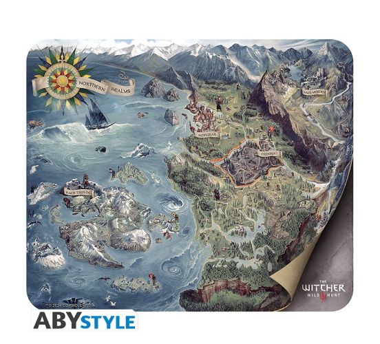 THE-WITCHER-Weltkarte-Mauspad-1