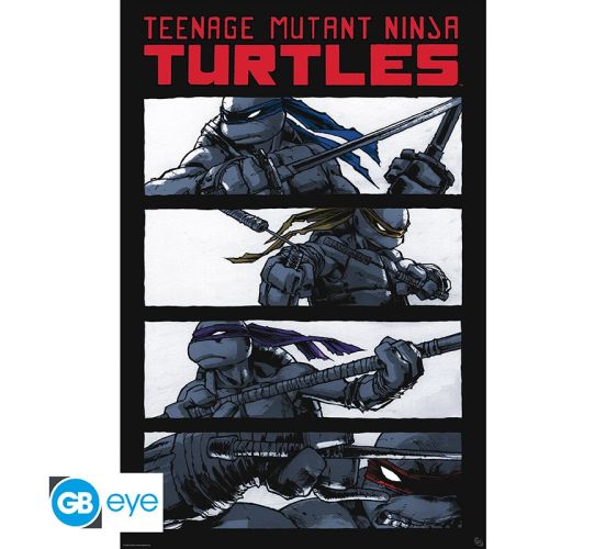 TMNT-Comics-black-white-915x61-cm-Poster-1