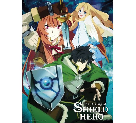 The-Rising-of-Shield-Hero-Naofumis-Party-52x38-Chibi-Poster-