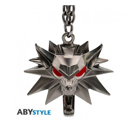 The-Witcher-Wolf-School-Emblem-3D-Schluesselanhaenger-1