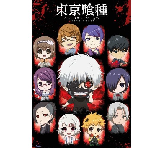 Tokyo-Ghoul-Chibi-Characters-915x61-Poster-1