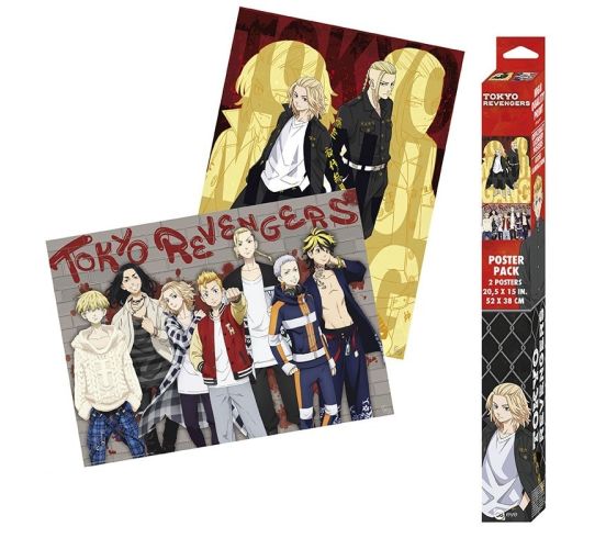 Tokyo-Revengers-Charaktere-Chibi-Poster-Set-52x38cm-Poster-1