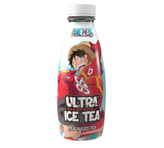 Ultra-Ice-Tea-One-Piece-Egghead-Luffy-Schwarztee-mit-Pfirsic Ultra-Ice-Tea-One-Piece-Egghead-Luffy-Schwarztee-mit-Pfirsic