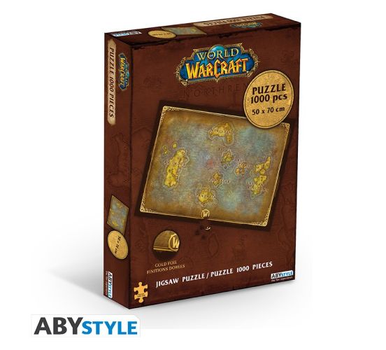 WORLD-OF-WARCRAFT-Azeroths-Karte-1000-Teile-Puzzel-Puzzel-1