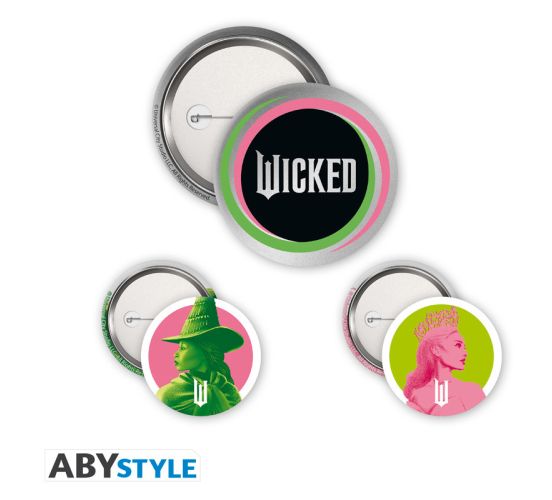 Wicked-Elphaba-Glinda-Badge-Pack-Buttons-1 Wicked-Elphaba-Glinda-Badge-Pack-Buttons-1