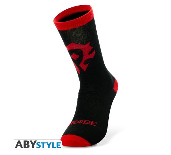 World-of-Warcraft-Horde-Schwarz-Rot-Socken-1