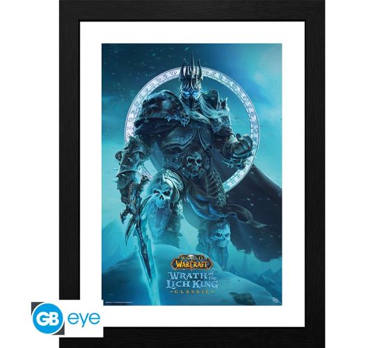 World-of-Warcraft-Lich-King-30x40cm-Bilderrahmen-1