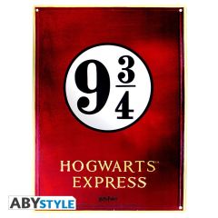 Harry Potter - Platform 9 3/4 - Metallplatte