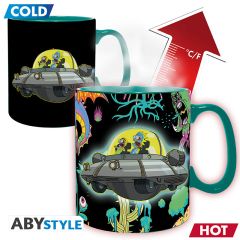 Rick and Morty - Raumschiff - Wärmewechsel - 460ml Tasse