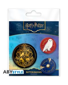 Harry Potter - Hogwarts - Badge Pack - Buttons