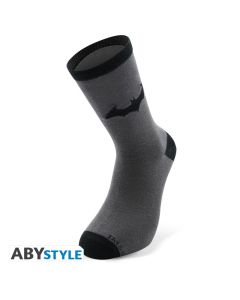 DC COMICS - Socks - Black & Grey - Batman