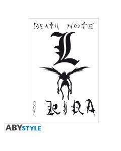 Death-Note-L-Kira-Shinigami-15x10cm-Tattoos-1