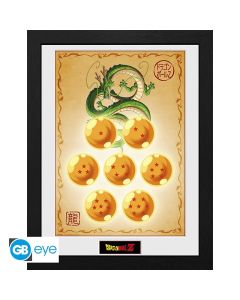 Dragon-Ball-Shenron-7-Dragon-Balls-30x40-Rahmenbild-1